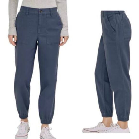 Banana Republic Utility Joggers Denim Blue Casual Pants with Pockets Comfort 16 - Picture 1 of 10
